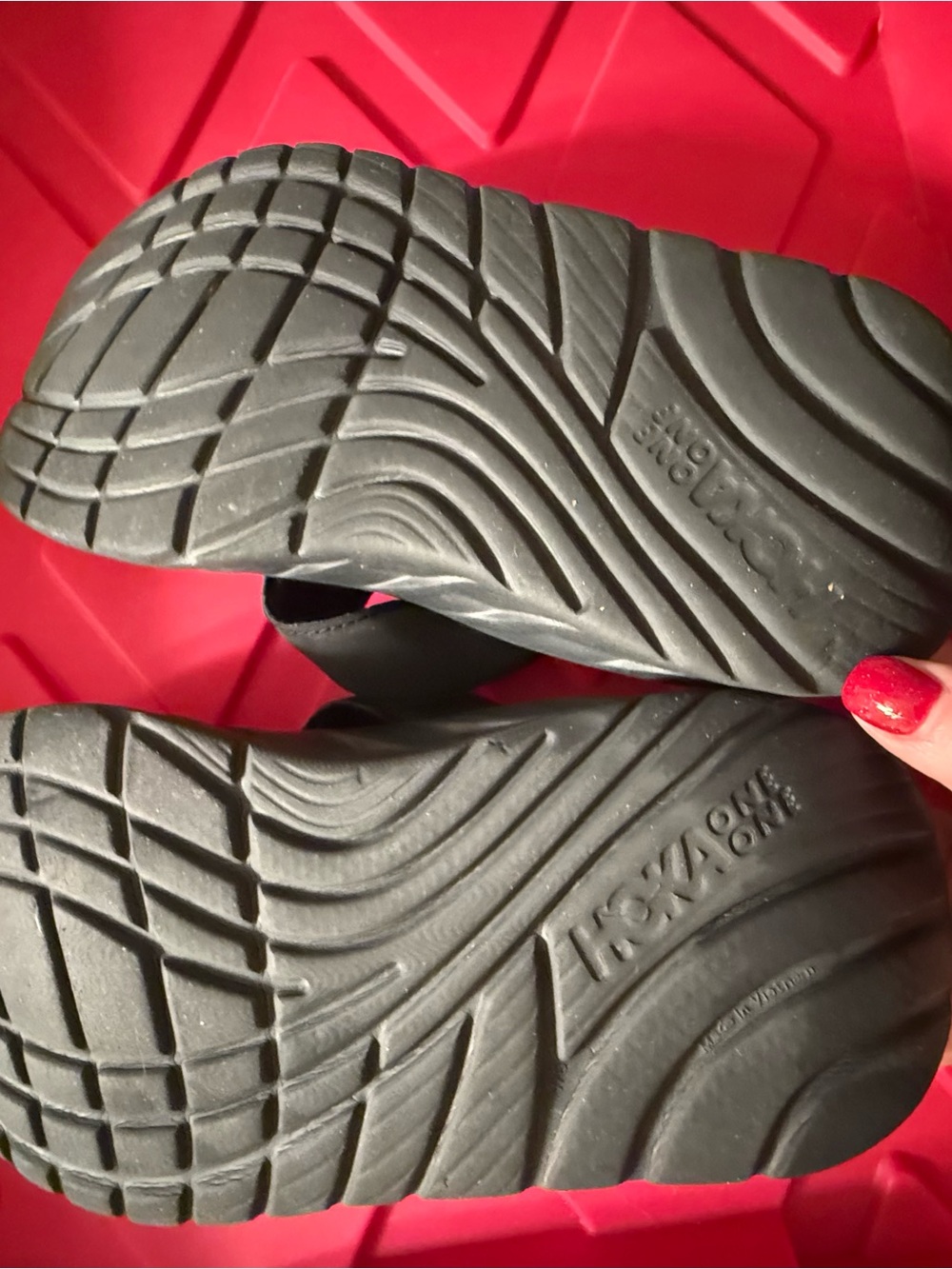 HOKA Ora Recovery Flip 2 Black Sandals Flip Flops Women’s Size 8 - Picture 6 of 9